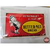 Image 2 : Grocery Store Cardboard Cut Out Ads (4) : - Butter-Nut Bread (3) - Country Maid Butter (1) (Largest 