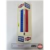 Image 1 : Ray-O-Vac Vintage Wall Thermometer : Moulded Plastic (Measures : 18-1/4"H x 6-3/4"W)
