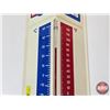 Image 5 : Ray-O-Vac Vintage Wall Thermometer : Moulded Plastic (Measures : 18-1/4"H x 6-3/4"W)