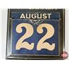 Image 3 : Vintage Royal Bank of Canada Wall Calendar : Tin Embossed w/Cardboard Date Inserts (Measures : 18-1/