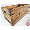 Image 5 : Combo: - Foldable Wooden Crate w/Metal Brackets "Ryan Havre Co" (Open Size : 12'H x 25-1/4"W x 14"D)