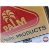 Image 6 : Palm Dairy Electric Light-Up Clock (Notes : Clock Works, Light Starts to Flicker After Warm-Up ; Len
