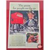 Image 4 : Quality Glass Framed & Matted Coca-Cola Magazine Ads from 1940's & 1950's (Measures : 27-1/2"H x 24-