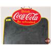 Image 2 : Single Sided Tin Coca-Cola Menu Chalkboard (c. 1951) (Measures : 26"H x 17-3/4"W)