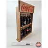 Image 15 : Coca-Cola Full Scale Replica Coke Bottles (8) : Key Dates (1899-1991) c/w Haning or Counter Top Shel