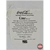 Image 10 : Coca-Cola Reproduction Signs (2) : - Service Station : Tin Embossed (12"Dia) - Fountain Service : Ca