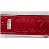 Image 7 : "Coca-Cola Sold Here" Steel Embossed Street Sign (Measures : 6"H x 36"W)