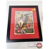 Image 4 : Coca-Cola Combo : - Quality Framed & Matted Coca-Cola Magazine Ad (1950) - Double Sided Cardstock an