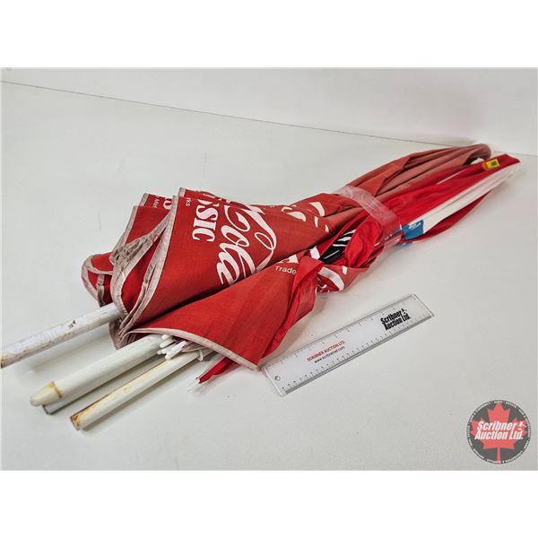 Coca-Cola Patio Umbrella & Beach Umbrella (Smallest Size for Shipping : 44"L)