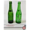 Image 4 : Drewry's Ginger Ale Bottles (2) : - ACL Label - Embossed Mountie (Both Measure : 8"H)