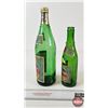 Image 4 : Canada Dry Pale Ginger Ale Bottles (2) : 75th Anniversary : Paper Labels (Tallest Measures : 11-1/2"
