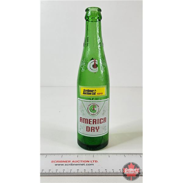 America Dry Bottle : ACL Label (Measures : 9-1/4"H)