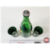 Image 7 : Vintage Canada Dry Bottle & 2 Drinking Glasses (Bottle Measures : 11-3/4"H)