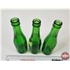 Image 11 : Canada Dry Bottles (3) - ACL Label (1) - Embossed (2) (Measure : 7-3/4"H)