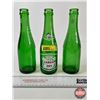 Image 1 : Canada Dry Bottles (3) - ACL Label (1) - Embossed (2) (Measure : 7-3/4"H)