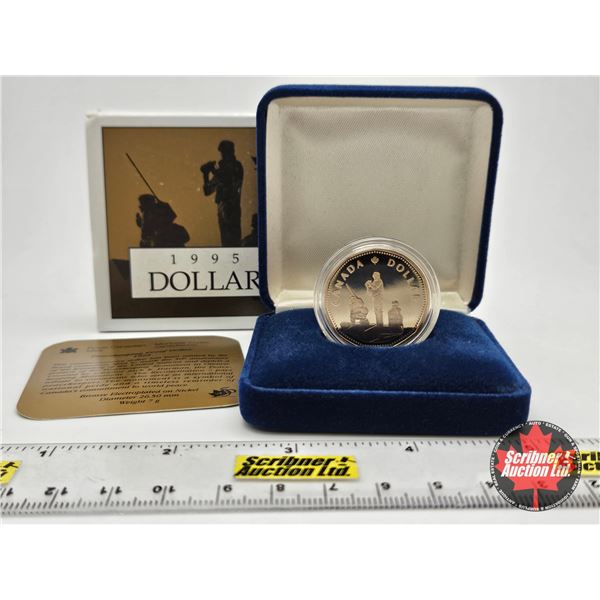 RCM Canada 1995 Peacekeeping Proof Dollar (Blue Case)