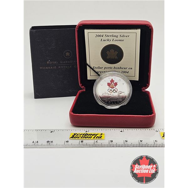 RCM Canada 2004 Sterling Silver Lucky Loonie (COA #6209)