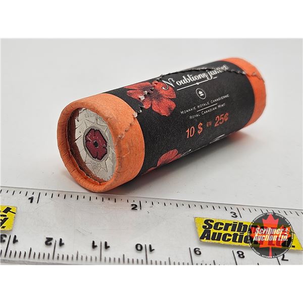 Canada Twenty Five Cent Roll : 2004 (Lest We Forget) (Original Mint Roll)