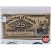 Image 2 : Canada Coin/Bill Collector Combo (3) : - Dominion of Canada 1900 Twenty Five Cent "Shinplaster" : Co