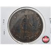 Image 3 : Province du bas Canada Un Sou 1837 Half Penny Bank Token "City Bank"