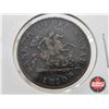 Image 2 : Bank of Upper Canada 1850 One Half Penny Bank Token