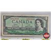 Image 4 : Canada Bills 1954 (3) : Incl $20 Devil's Face  - $20 Bill "DF" Devil's Face : Coyne/Towers #BE167369