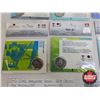 Image 6 : RCM 2010 Olympic Sports : Twenty Five Cent Collector Coins (14) Ice Hockey; Curling; Snowboarding; F