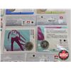 Image 7 : RCM 2010 Olympic Sports : Twenty Five Cent Collector Coins (14) Ice Hockey; Curling; Snowboarding; F