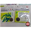 Image 8 : RCM 2010 Olympic Sports : Twenty Five Cent Collector Coins (14) Ice Hockey; Curling; Snowboarding; F