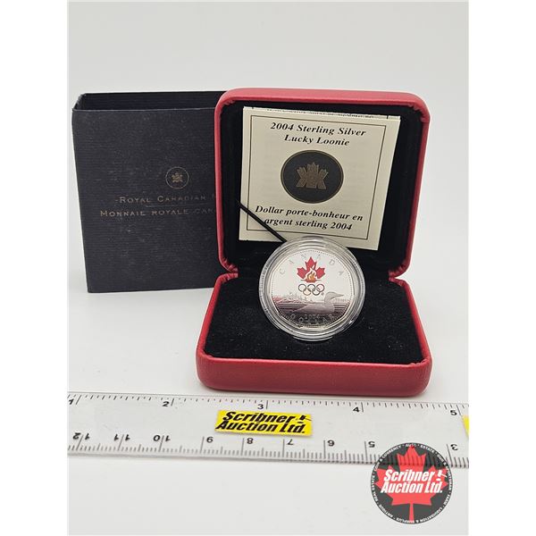 RCM Canada 2004 Sterling Silver Lucky Loonie (COA #12789)