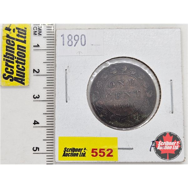 Canada Large Cent 1890H