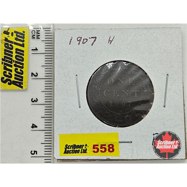 Canada Large Cent 1907H