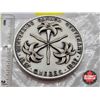 Image 2 : Canada's Centennial 1967 : Medallion : Quebec : Provincial Flowers and Map