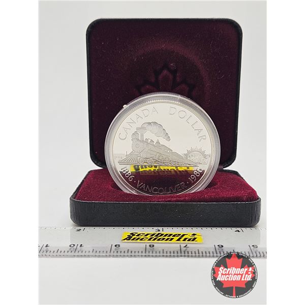 RCM Canada Dollar 1886-1986 Vancouver (Black Case)