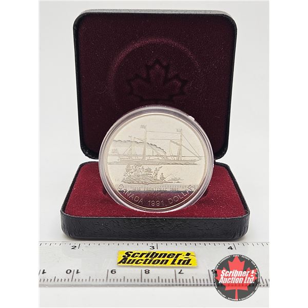 RCM Canada Dollar 1816-1991 Frontenac (Black Case)