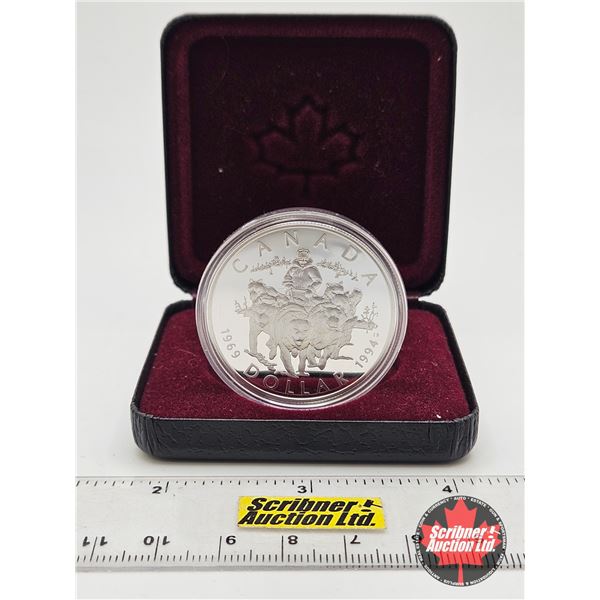 RCM Canada Dollar 1969-1994 RCMP Northern Dog Team Patrol (Black Case)