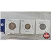 Image 3 : Canada Coin/Bill 1954 Collector Combo (5) : - $1 Bill : Beattie/Rasminsky #HN5060080 - $2 Bill : Law