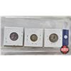 Image 7 : Canada Coin/Bill 1954 Collector Combo (5) : - $1 Bill : Beattie/Rasminsky #HN5060080 - $2 Bill : Law