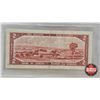 Image 8 : Canada Coin/Bill 1954 Collector Combo (5) : - $1 Bill : Beattie/Rasminsky #HN5060080 - $2 Bill : Law