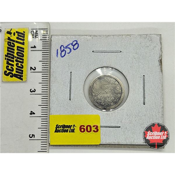 Canada Five Cent 1858