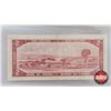 Image 7 : Canada Bills 1954 (3) :  - $10 Bill : Beattie/Rasminsky #LT9821608 - $2 Bill : Beattie/Rasminsky #EU