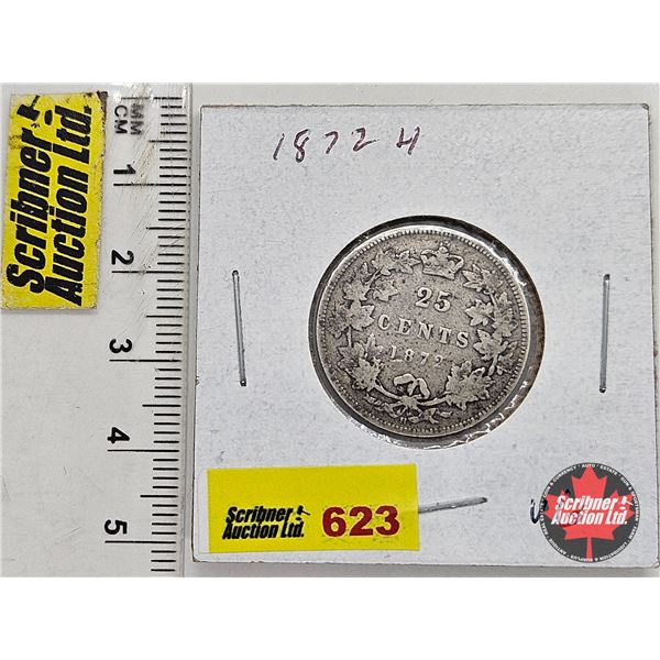 Canada Twenty Five Cent 1872H