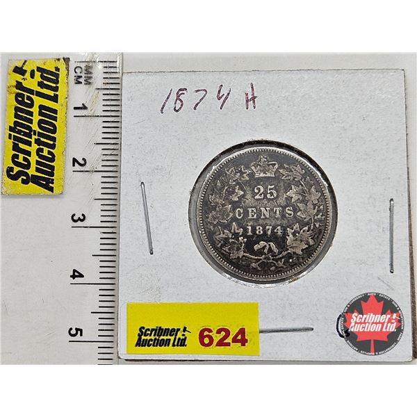 Canada Twenty Five Cent 1874H