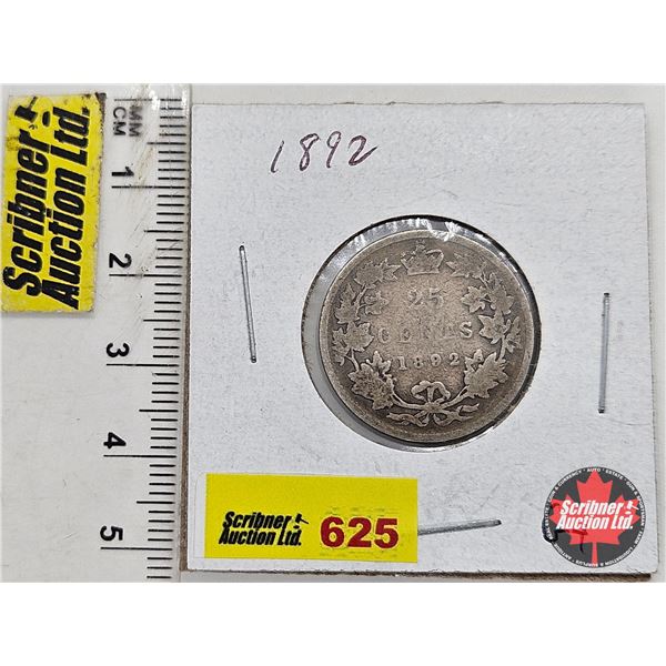 Canada Twenty Five Cent 1892