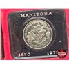 Image 2 : RCM Canada Dollar 1870-1970 Manitoba (Burgundy Case)
