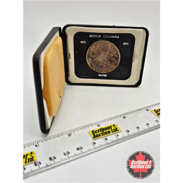 RCM Canada Dollar 1871-1971 British Columbia (Black Case)