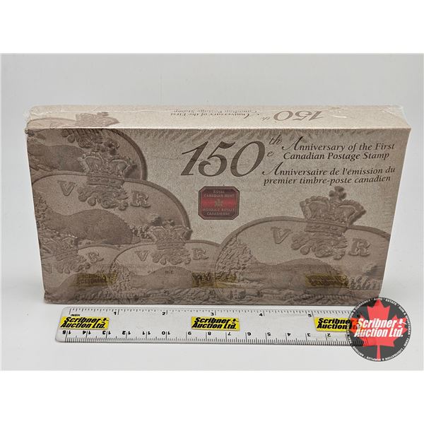 RCM Canada : The 150th Anniversary of the First Postage Stamp in Canada ( 92.5% Covered with 24-kara