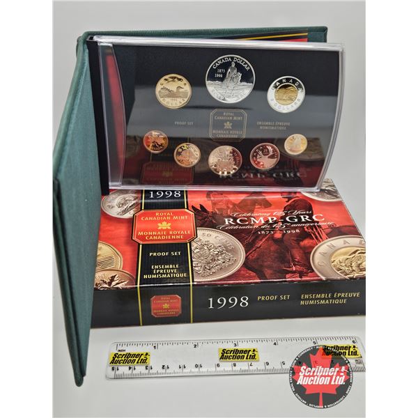 RCM Canada 1998 Proof Set : RCMP-GRC 125 Years 1873-1998 (COA)