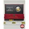 Image 1 : RCM Canada 2005 : Fifty Cent Sterling Silver Coin : Golden Rose (COA #17049) (92.5%)