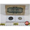 Image 5 : Canada Coin/Bill Collector Combo (3) : - Dominion of Canada 1900 Twenty Five Cent "Shinplaster" : Bo